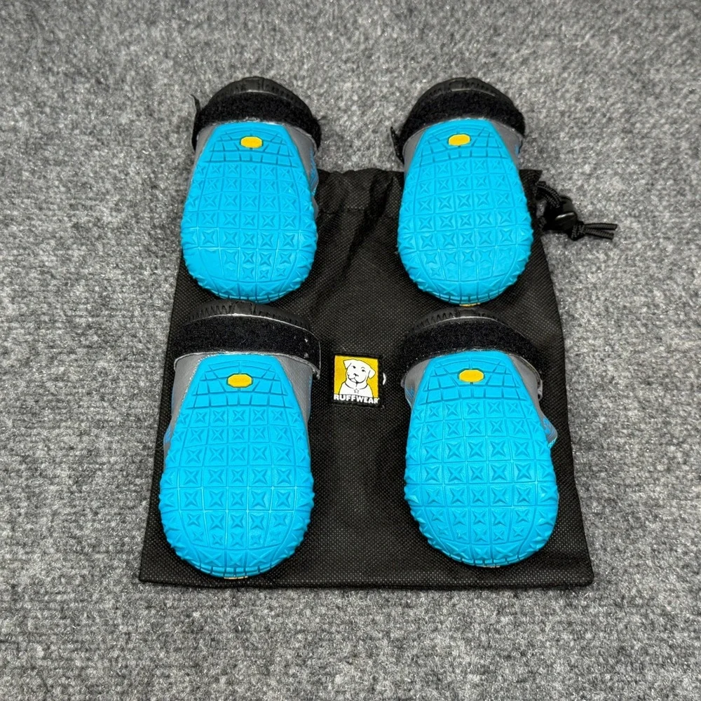 RuffWear Grip Trex Dog Boot Blue Vibram Rugged Breathable Outdoor Walking Hiking